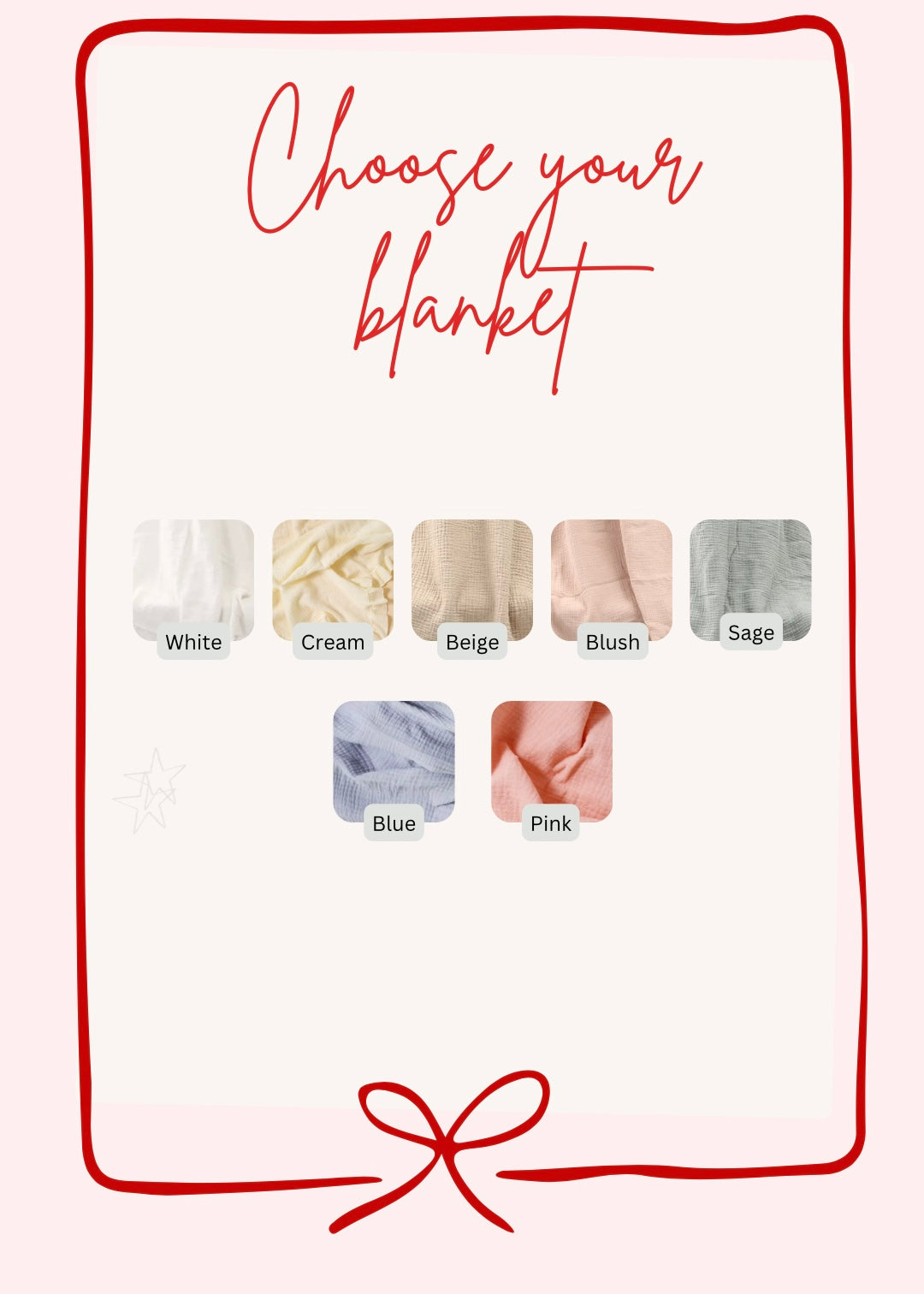 Muslin Frill Blanket