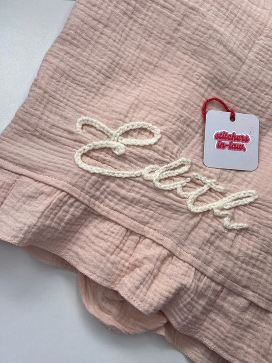 Muslin Frill Blanket