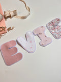 Name Letters for Bunting (Send in Service)