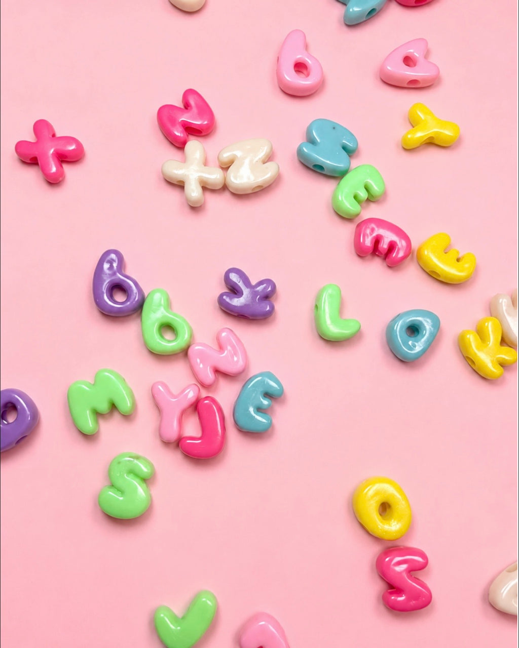 Bubble Letter Charm