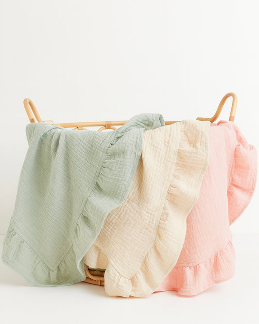 Muslin Frill Blanket